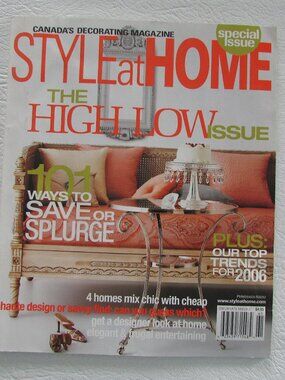 Vintage Style At Home Special Edition Magazine - Jan 2006